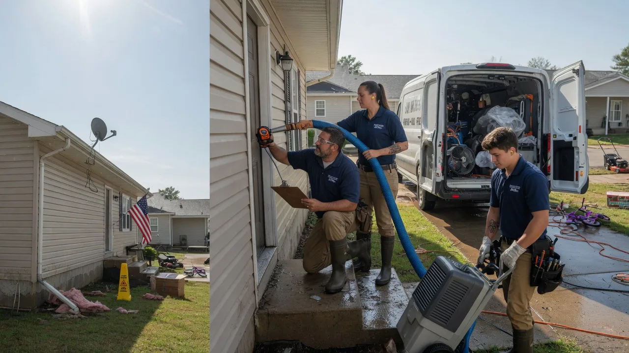 Ceiling Water Damage Restoration in Hanover, IL near me